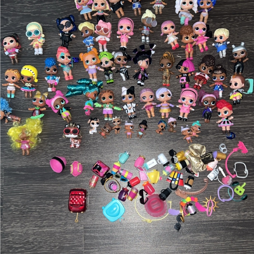 Colorful Doll Collection with Accessories